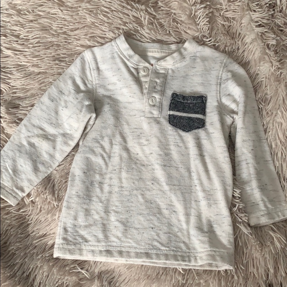Long sleeve 18 months boy shirt.